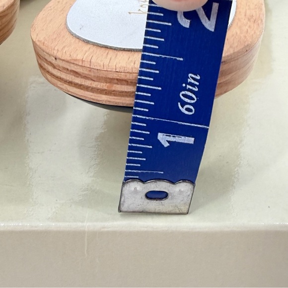 Kate Spade Blue and White Knot Slide Sandals - Picture 11 of 12